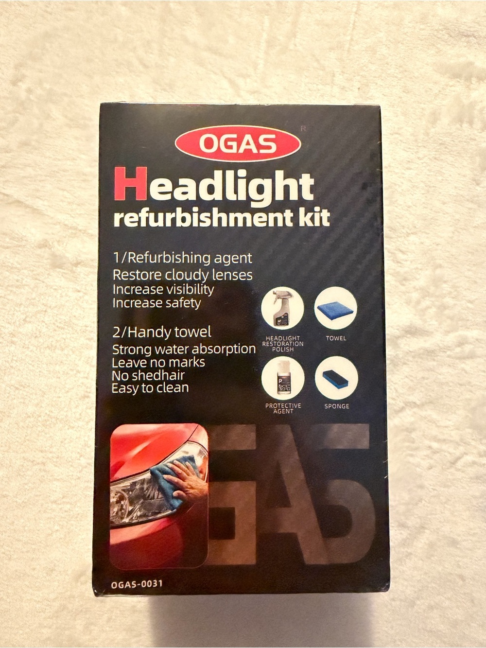OGAS Headlight Refurbishment Kit